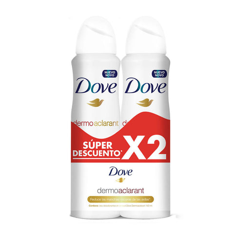 DESODORANTE DOVE 2U 89G SPRAY DERMO/ACLA